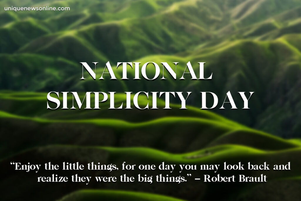 National Simplicity Day Sayings