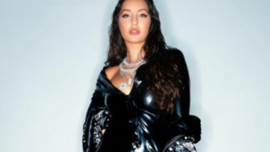 Nora Fatehi Serves The Perfect Bo*ld Black Look In A Outfit Designed By Dead Lotus Couture