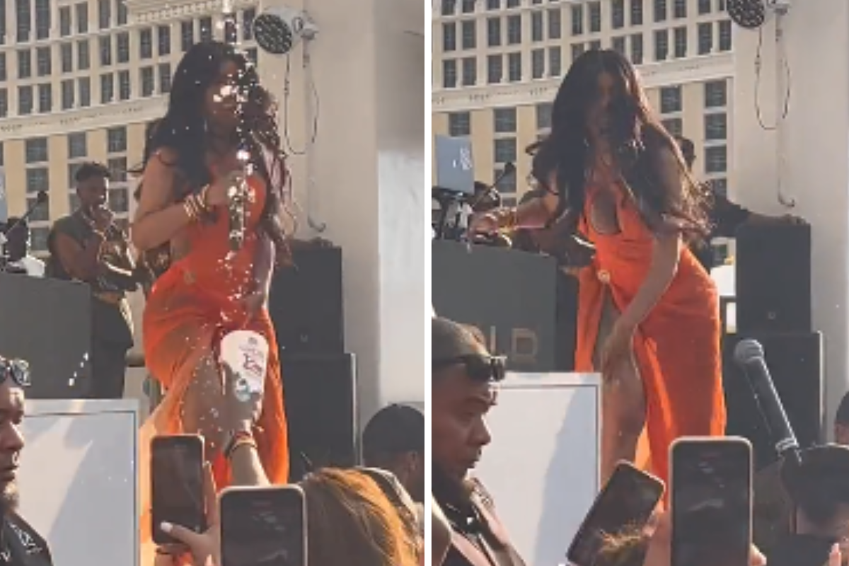 WATCH VIDEO: Cardi B Throws Microphone on Fan Who Tossed Their Drink At Her Onstage, Video Goes Viral