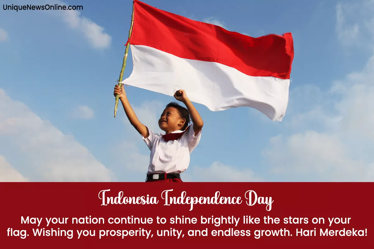Indonesia Independence Day 2023: 17 Augustus Wishes, Images, Messages, Quotes, Greetings, Sayings, Cliparts, Captions, Status and More