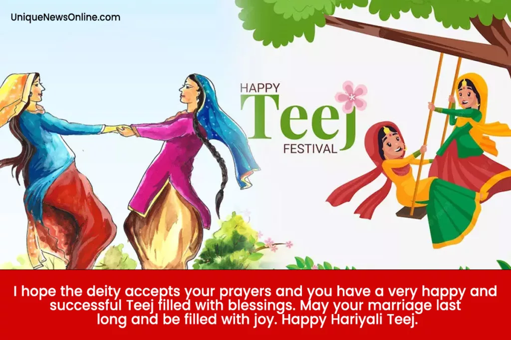 Happy Hariyali Teej 2023: Wishes, Images, Messages, Quotes, Greetings, Shayari, Sayings, and Instagram Captions
