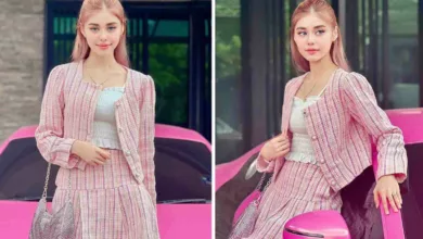 Masya Masyitah's Without Tudung Photos Sparks Controversy As She Poses In A Barbie-Inspired Outfit