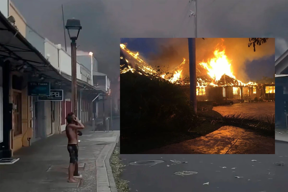 Watch recently released videos of the streets of Lahaina destroyed by the Maui fires.