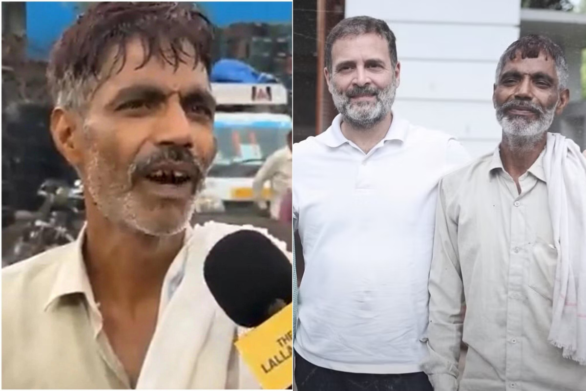 Watch- Video of vegetable vendor Rameshwar getting emotional with Rahul Gandi over high prices of Tomatoes