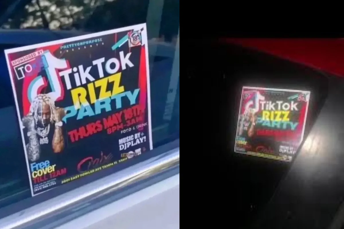 What is the TikTok Rizz Party? The event poster leaves the public curious