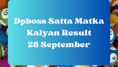 Dpboss Satta Matka Kalyan Result Today 28 September 2023 – LIVE Updates for Kalyan Satta King, Satta Matta Matka 143 Guessing And More