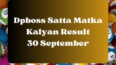 Dpboss Satta Matka Kalyan Result Today 30 September 2023 – LIVE Updates for Kalyan Satta King, Satta Matta Matka 143 Guessing And More