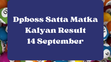 Dpboss Satta Matka Kalyan Result Today 14 September 2023 – LIVE Updates for Kalyan Satta King