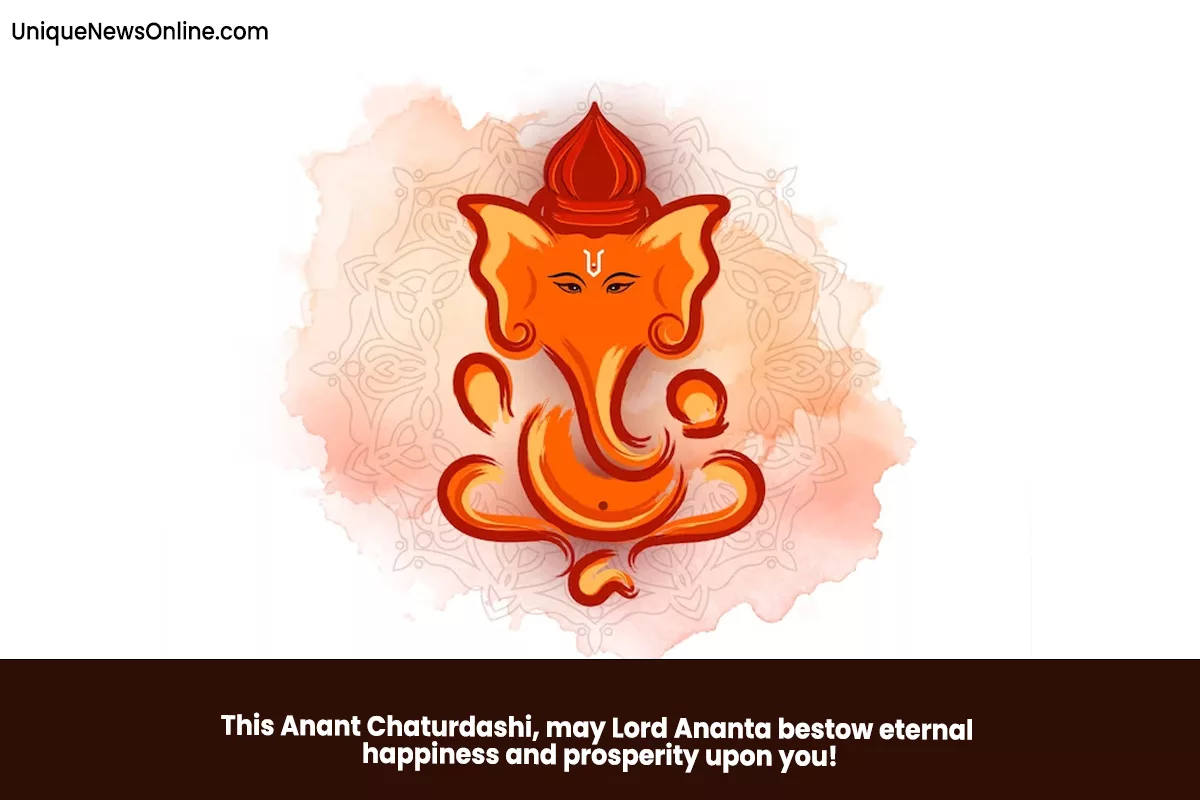 Happy Anant Chaturdashi 2023 Wishes, Images, Messages, Greetings, Quotes, Shayari, Sayings, Posters, Banners and Cliparts
