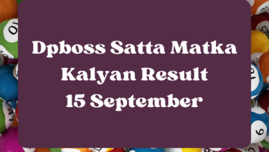 Dpboss Satta Matka Kalyan Result Today 15 September 2023 – LIVE Updates for Kalyan Satta King