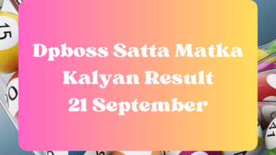 Dpboss Satta Matka Kalyan Result Today 21 September 2023 – LIVE Updates for Kalyan Satta King