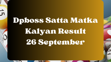 Dpboss Satta Matka Kalyan Result Today 26 September 2023 – LIVE Updates for Kalyan Satta King, Satta Matta Matka 143 And More