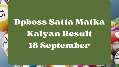Dpboss Satta Matka Kalyan Result Today 18 September 2023 – LIVE Updates for Kalyan Satta King