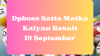 Dpboss Satta Matka Kalyan Result Today 19 September 2023 – LIVE Updates for Kalyan Satta King