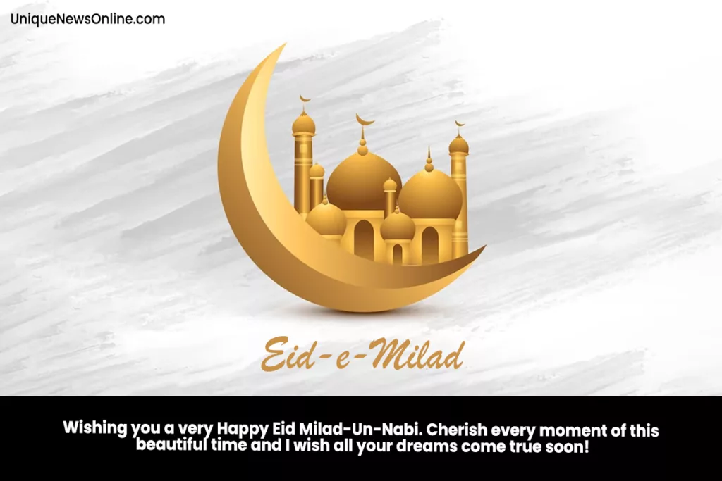 As we celebrate Eid-e-Milad, may you find solace and tranquility in the remembrance of Allah and His beloved Prophet. Wishing you a spiritually enriching day.