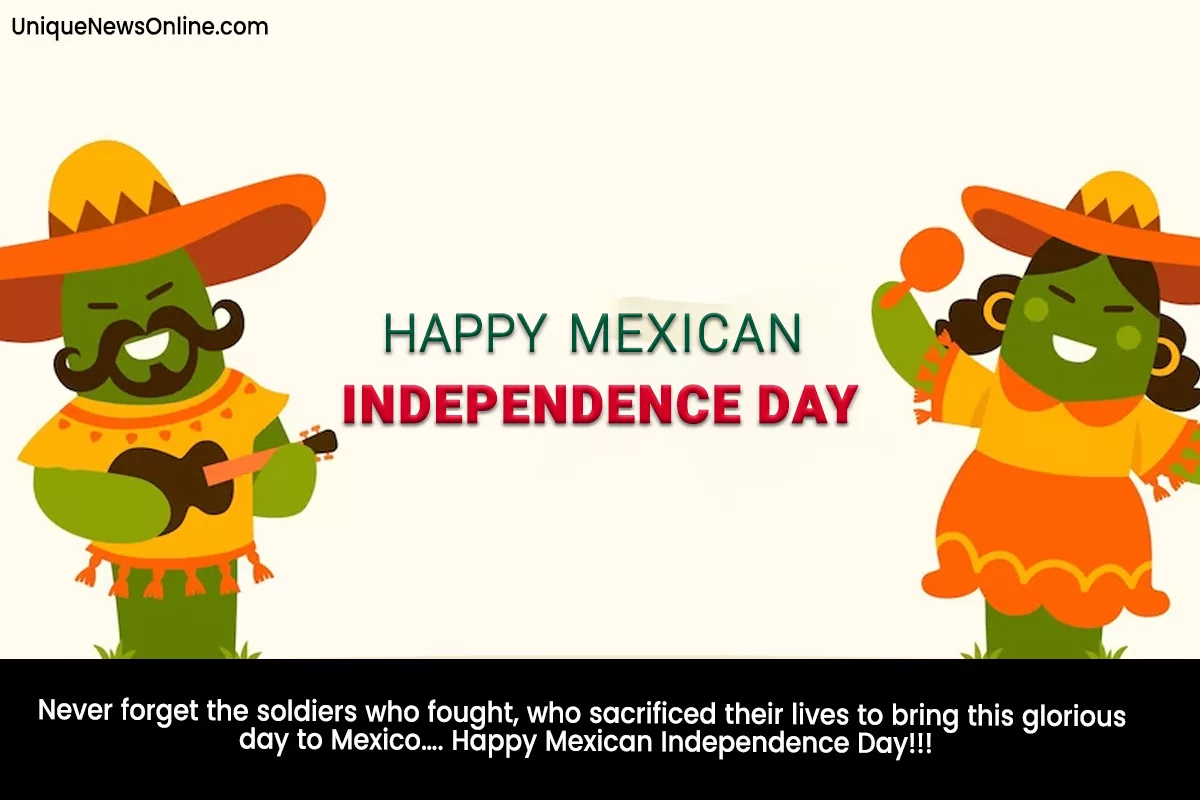 Mexican Independence Day 2023 Wishes, Images, Messages, Greetings, Quotes, Sayings, Cliparts, and Instagram Captions