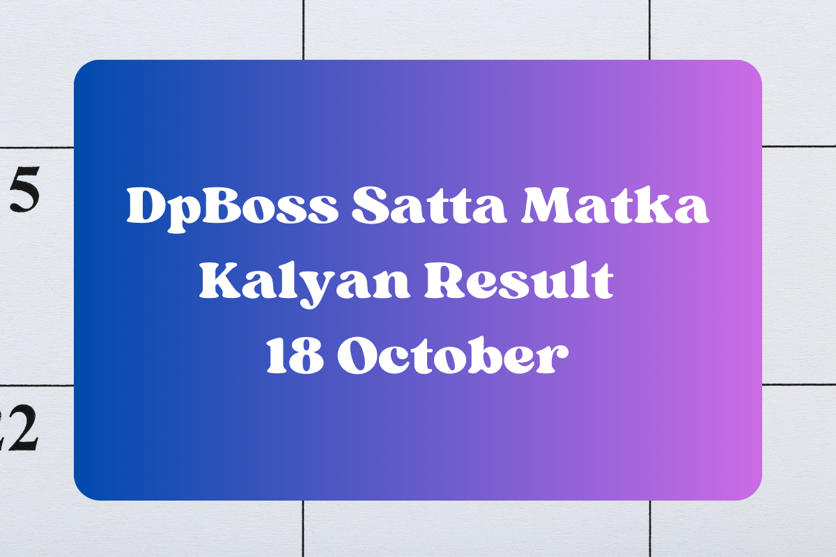 DpBOSS kalyan Satta Matka Result: Lucky Numbers For Today Leaked, Check Who Will Become Wealthy Today