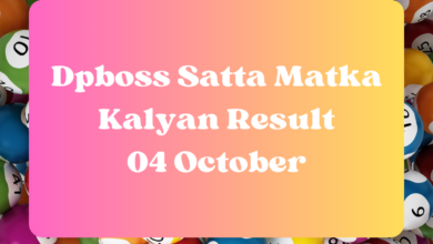 Dpboss Satta Matka Kalyan Result Today 04 October 2023 – LIVE Updates for Kalyan Satta King, Satta Matta Matka 143 Guessing And More