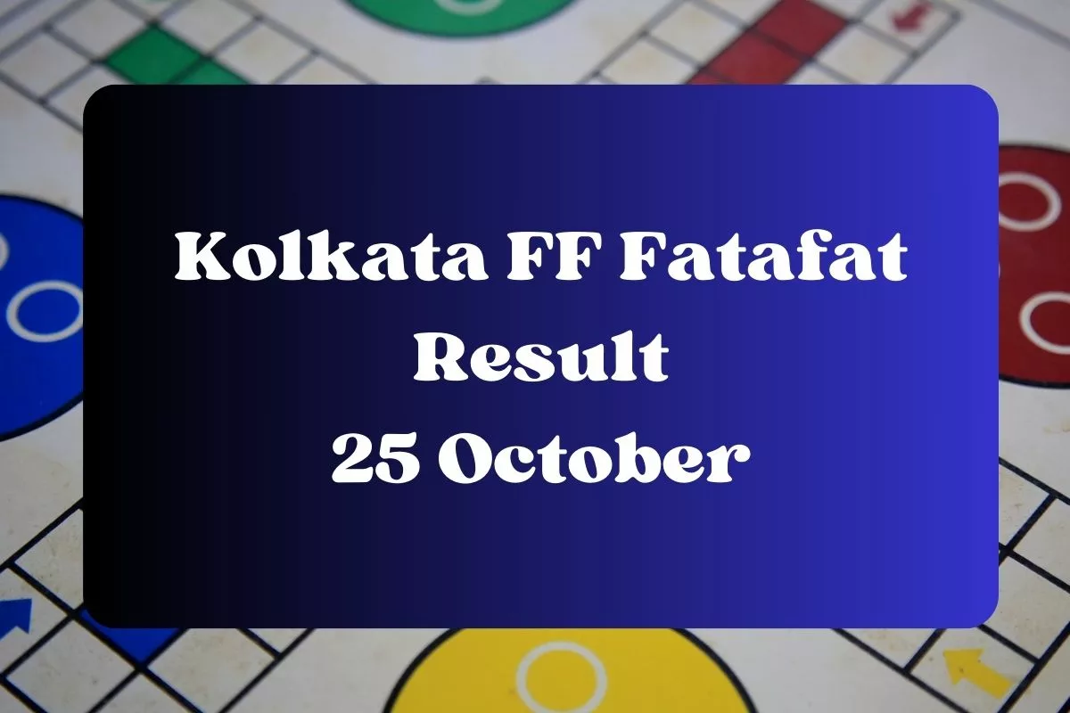 Kolkata FF Fatafat Result Today Live Updates 25.10.2023