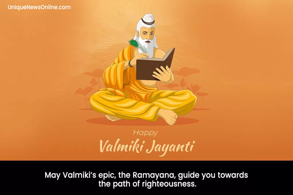 Maharishi Valmiki Jayanti Greetings