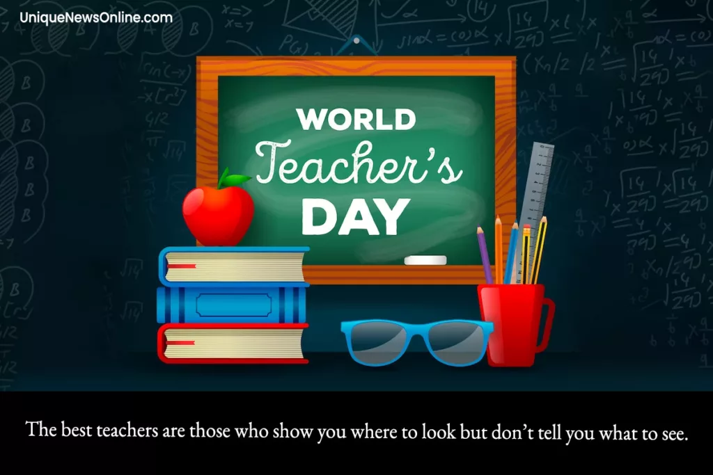 Teachers are the architects of a brighter tomorrow. Warm wishes on World Teachers' Day!