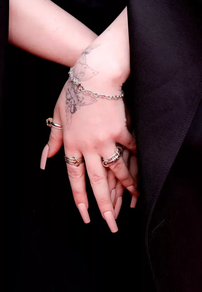 Billie Eilish Hand Tattoo