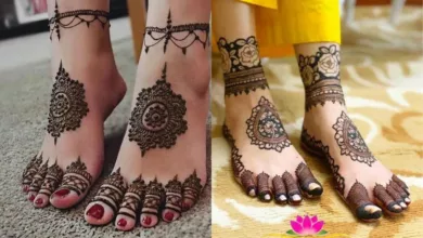 10 Artistic Karwa Chauth Leg Mehndi Designs (2023)