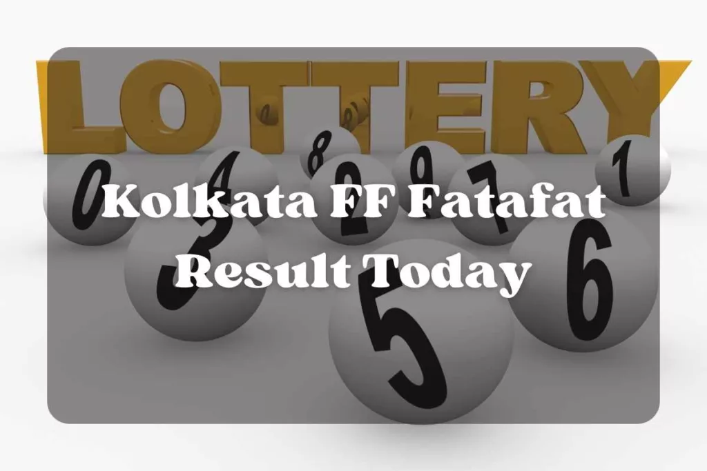 Kolkata FF Fatafat Result Today LIVE 09 October 2023