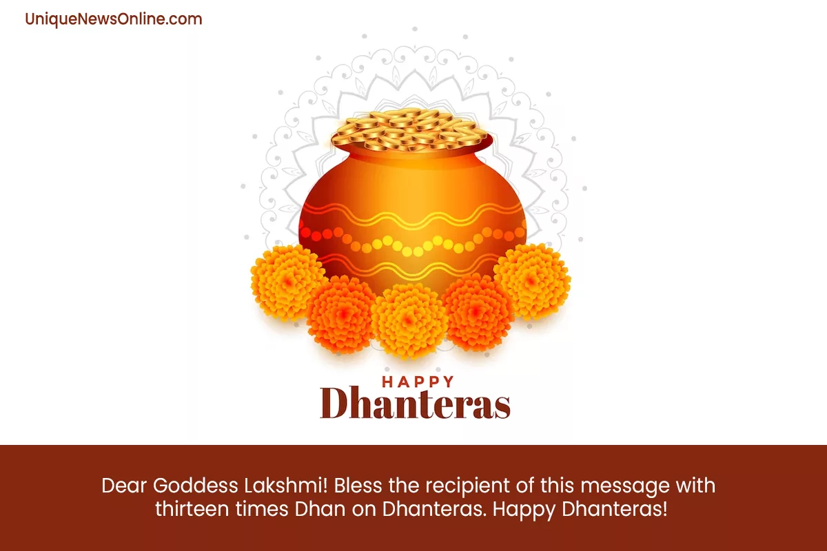 100+ Happy Dhanteras 2023 Wishes, Quotes, Images, Messages, Greetings, Instagram Captions, Cliparts, Whatsapp Status, and Snapchat Videos