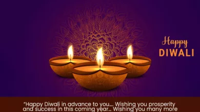 Diwali 2023 Wishes in Advance, Images, Messages, Quotes, Greetings, Sayings, Shayari, Cliparts, Captions and Stickers