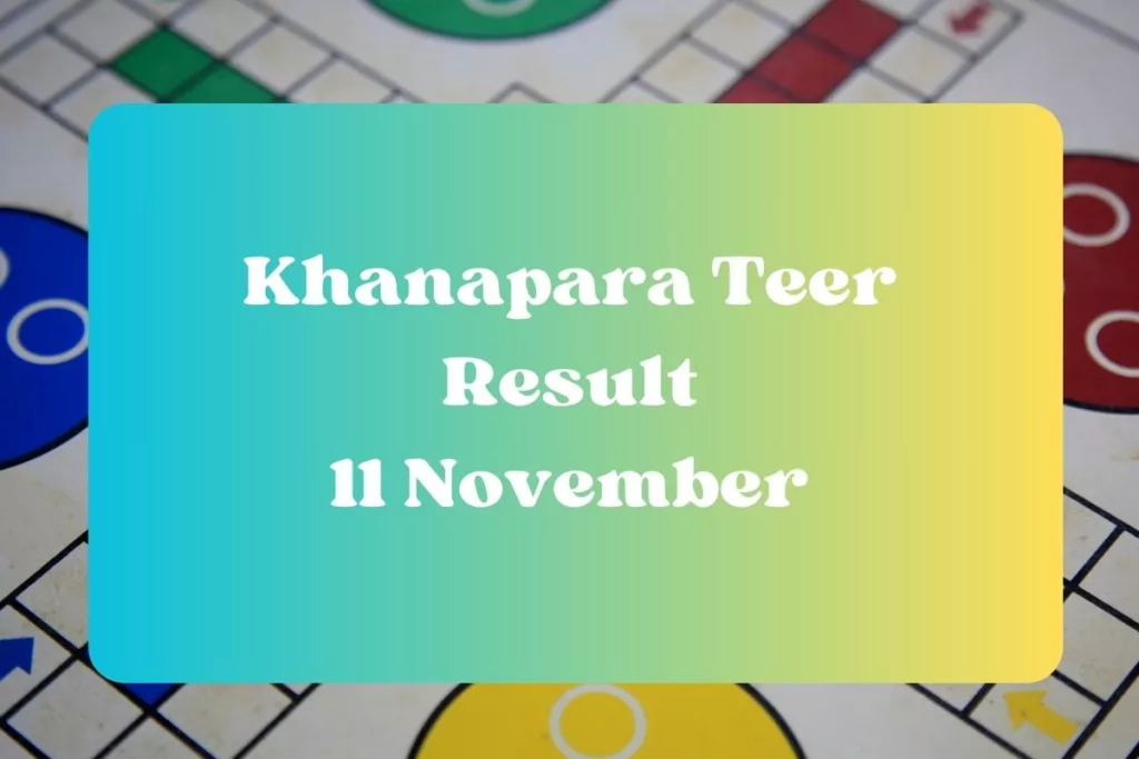 Khanapara Teer Result Today 11.11.2023