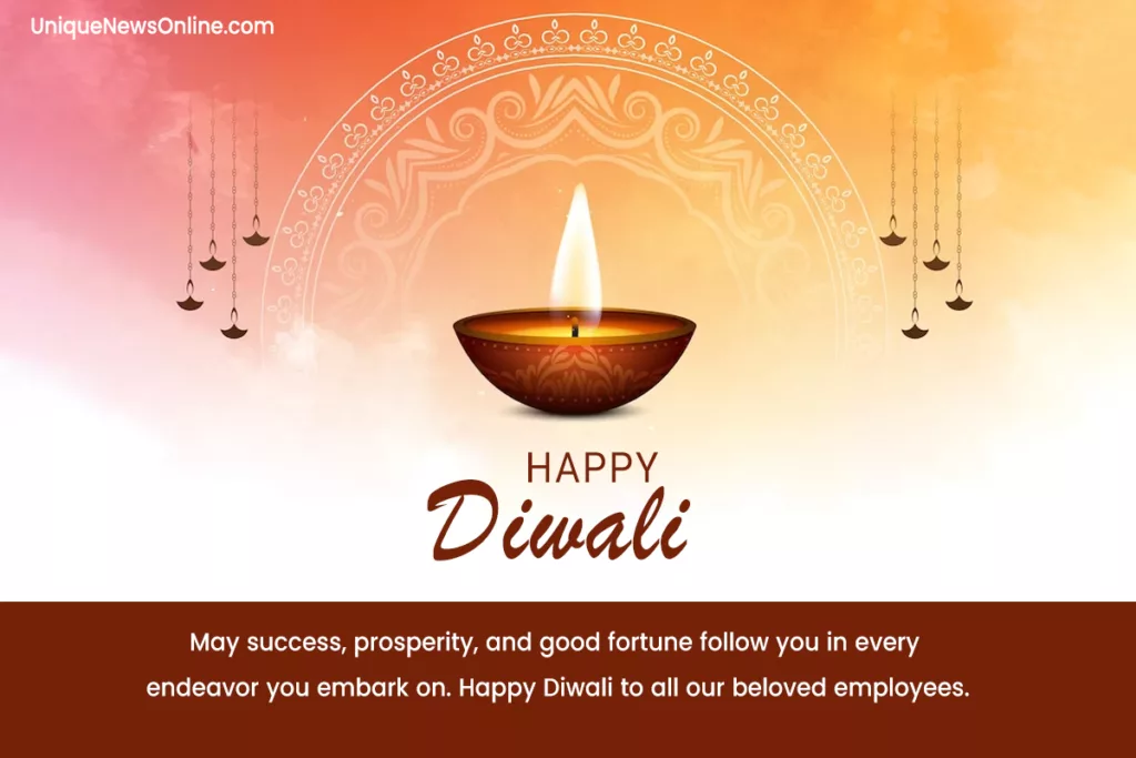 "May this Diwali light up new dreams, fresh hopes, and undiscovered avenues for your business. Happy Diwali from our team to yours!"