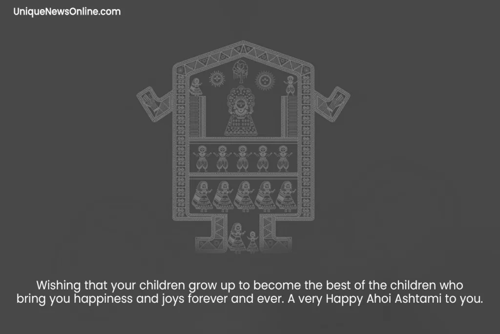 🙏 Prayers and blessings to you on this special day of Ahoi Ashtami! 🌟