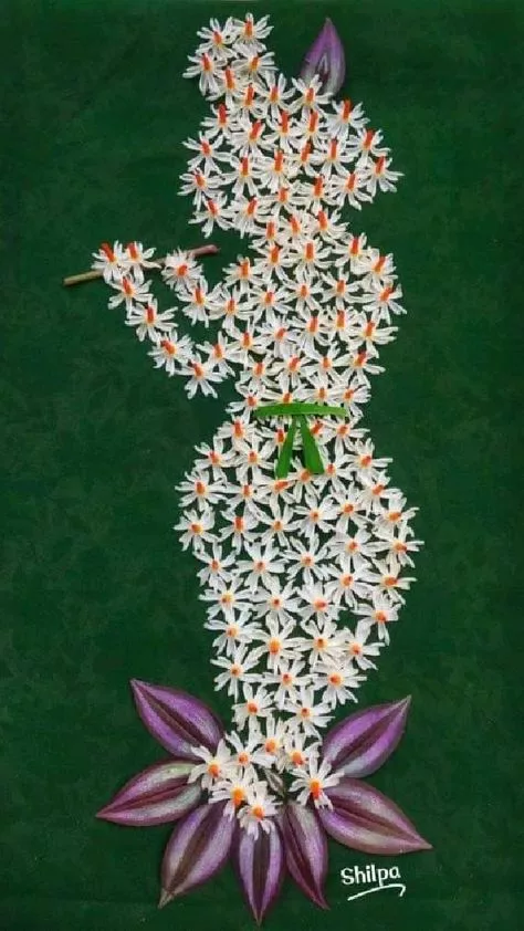 Flower Dev Diwali Rangoli Design
