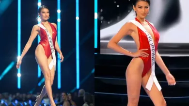 Miss Universe 2023 Participant, Michelle Dee Lights The Ramp In Her Bo*ld Red Shiny Swimsuit