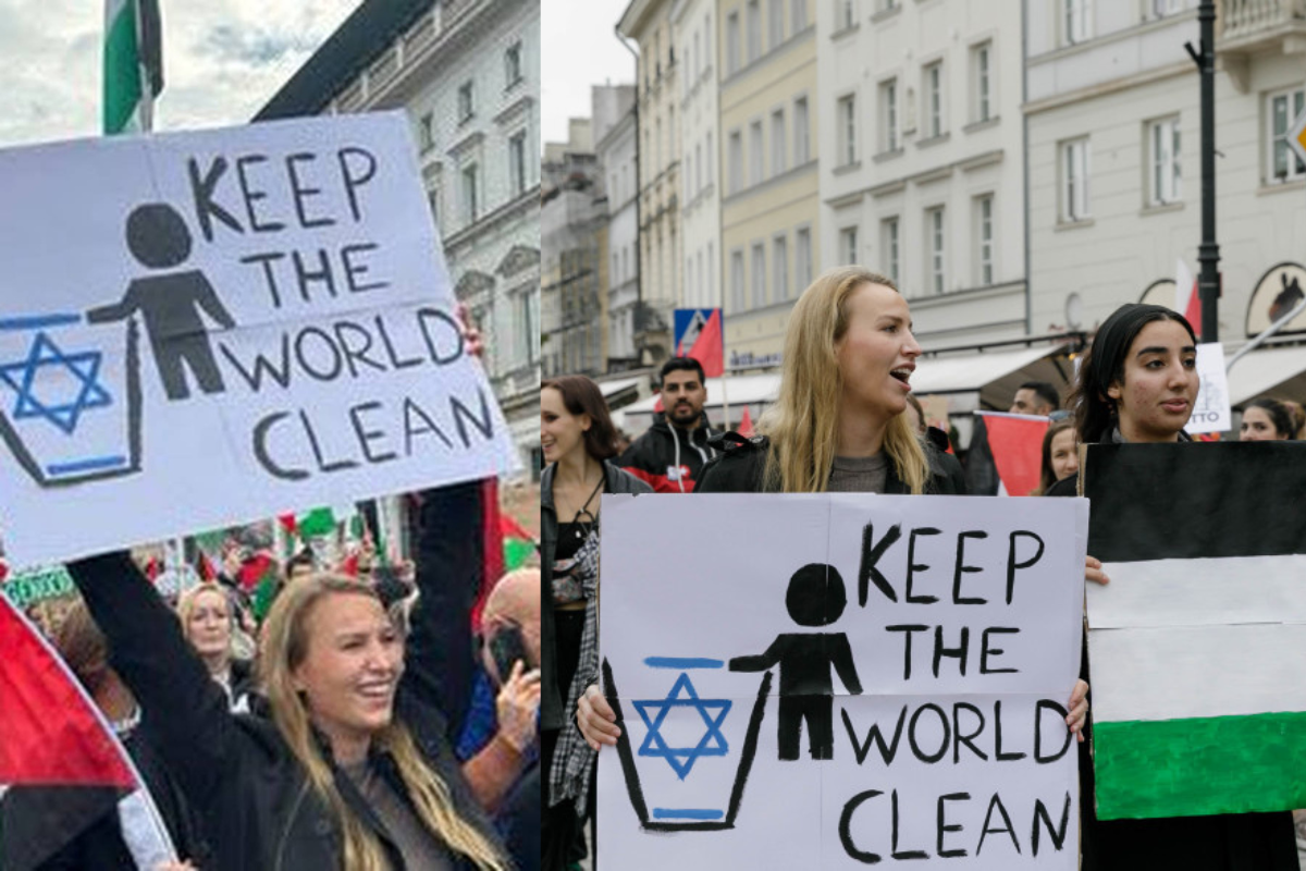 Norway student Marie Andersen was suspended by the Medical University of Warsaw for promoting an anti-semitic banner