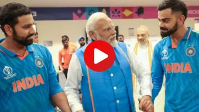 Watch Video: PM Modi visits Indian dressing room, consoles Rohit Sharma-Virat Kohli and team