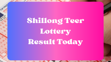 Shillong Teer Lottery Result Today