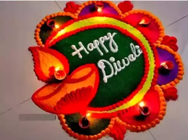 Theme Based Diwali Rangoli Design