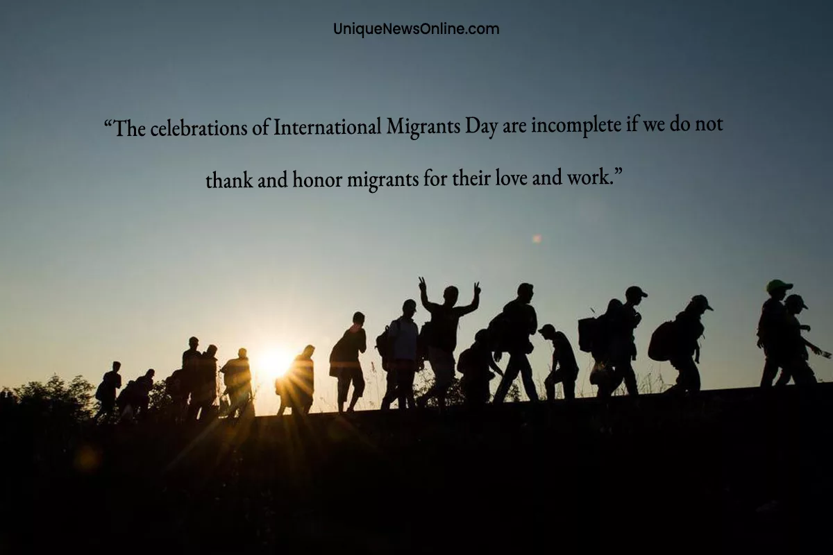 International Migrants Day 2023: Current Theme, Quotes, Images, Messages, Posters, Banners, Drawings, Slogans, Wishes, and Captions