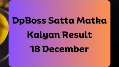 DpBoss Satta Kalyan Matka Result Today 18 December 2023 – LIVE Updates for Kalyan Satta King