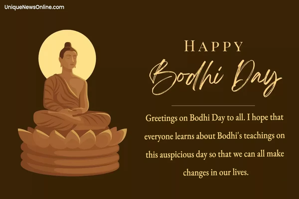 Happy Bodhi Day 2023 Wishes, Messages, Images, Quotes, Greetings, Instagram Captions, Cliparts, and Slogans