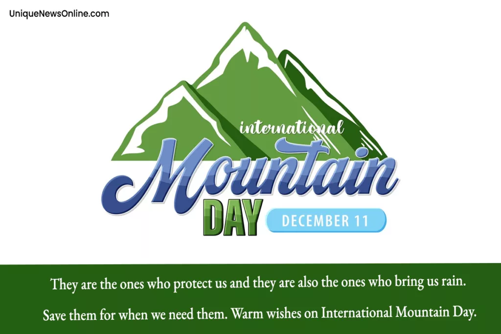 International Mountain Day 2023 Current Theme, Quotes, Images, Messages, Posters, Wishes, Greetings, Cliparts and Instagram Captions