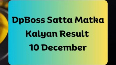 DpBoss Satta Kalyan Matka Result Today 10 December 2023 – LIVE Updates for Kalyan Satta King