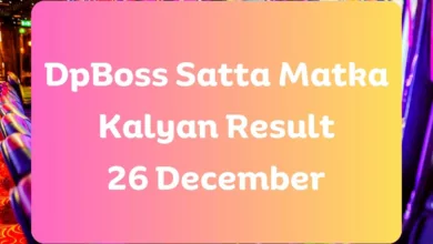 DpBoss Satta Kalyan Matka Result Today 26 December 2023 – LIVE Updates for Kalyan Satta King