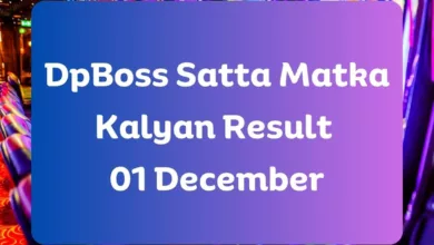 DpBoss Satta Kalyan Matka Result Today 01 December 2023 – LIVE Updates for Kalyan Satta King
