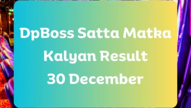DpBoss Satta Kalyan Matka Result Today 30 December 2023 – LIVE Updates for Kalyan Satta King