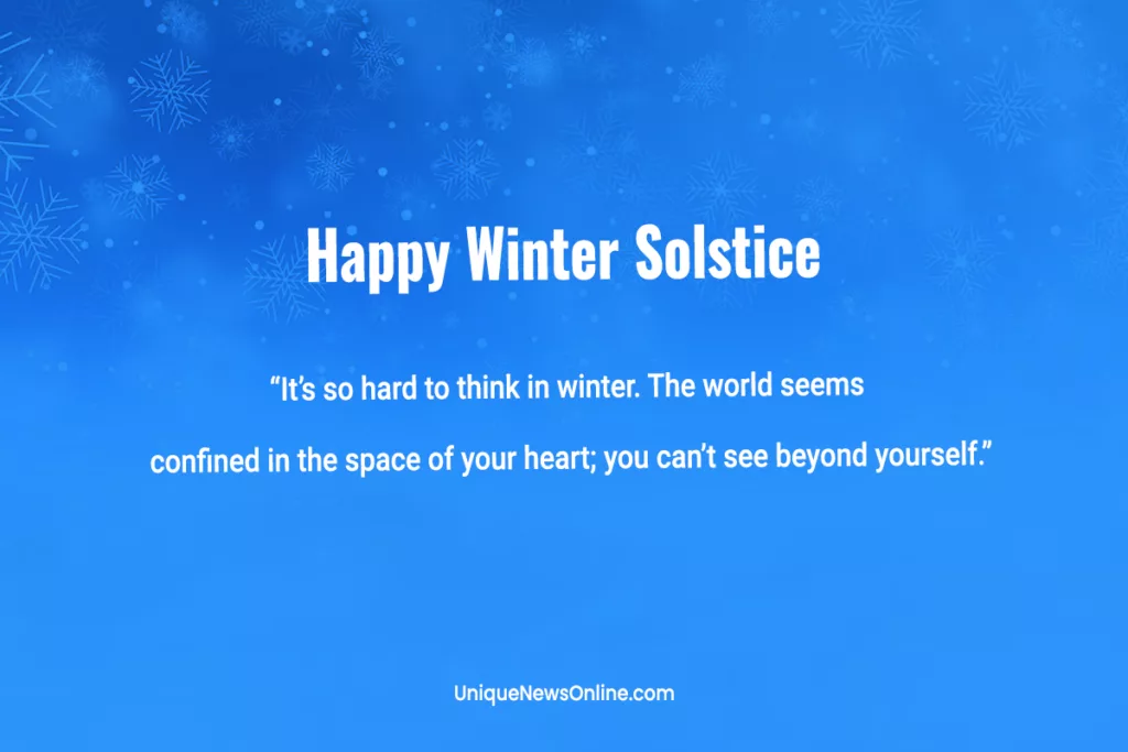 Winter Solstice Quotes