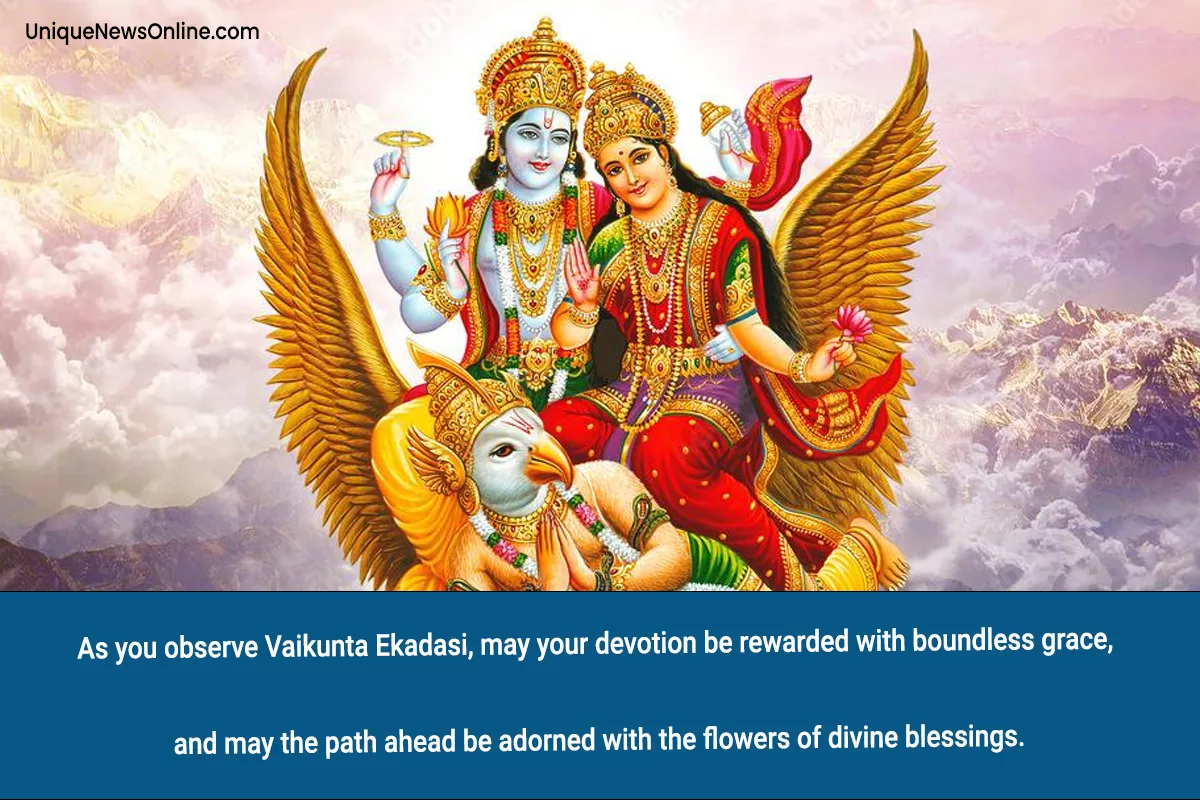 Vaikunta Ekadashi 2023 Wishes, Greetings, Messages, Quotes, Banners, Posters, Drawings and WhatsApp Status