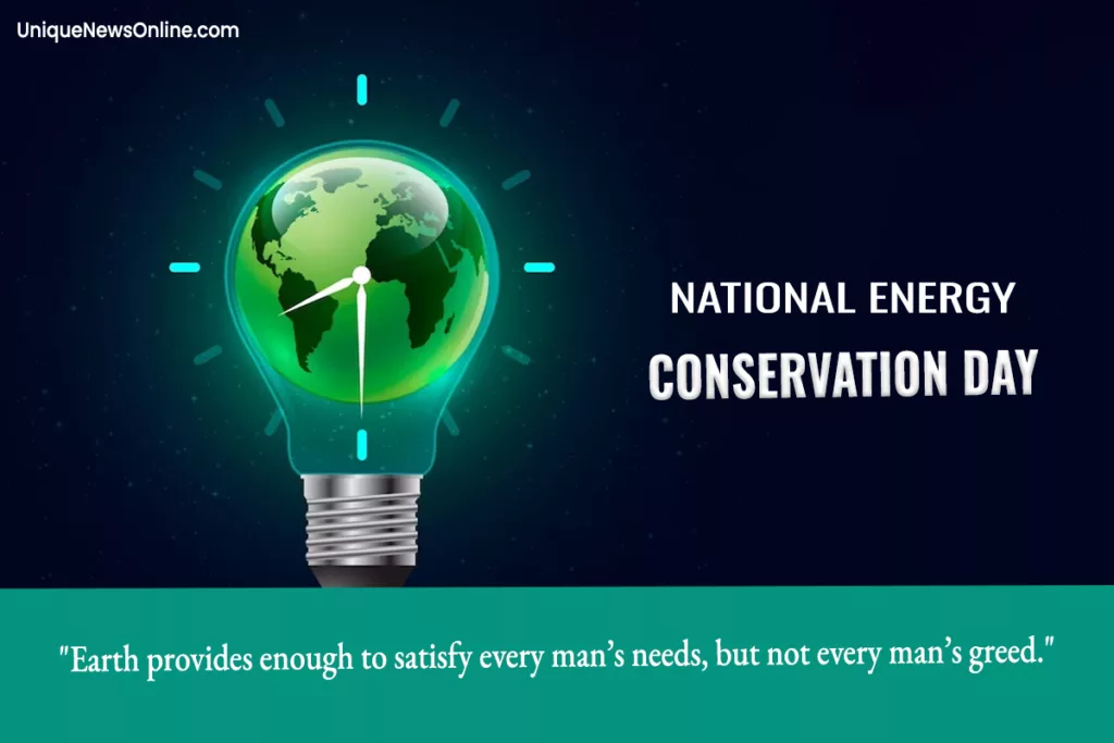 National Energy Conservation Day Greetings